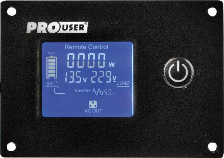 Actual product image ProUser Inverter PSI2000TX 2000W 12V - 230 V/AC incl. remote control, UPS function, mains priority