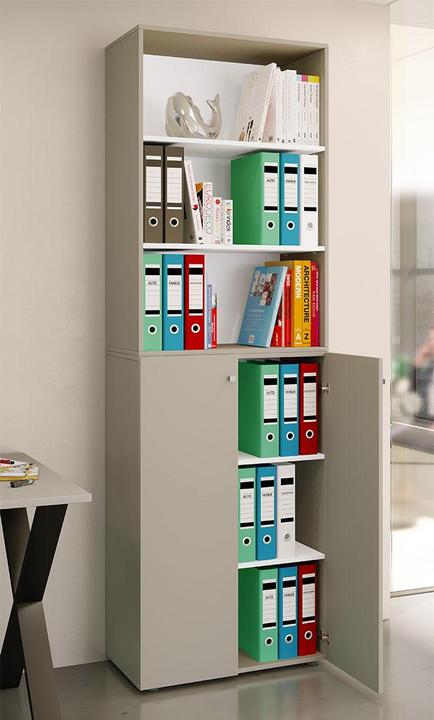 Image du produit VCM Armoire de bureau Armoire à dossiers Étagère Lona 6f (70 x 40 x 220 cm)