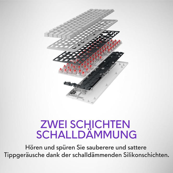 Actual product image Dell Alienware Pro Wireless Gaming Keyboard (USA, Cable, Wireless)