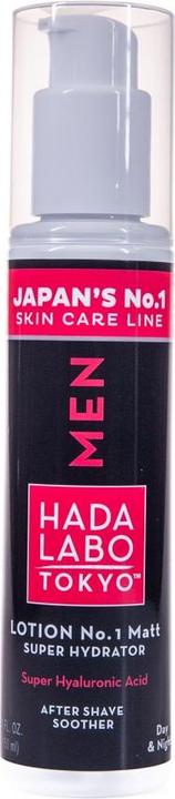 Actual product image Hada Labo Tokyo Men Lotion No.1 Matt Super Hydrator Hyaluron Serum Cosmetics for Men (150 ml)