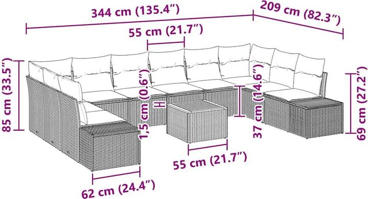 Produktbild vidaXL Chloe