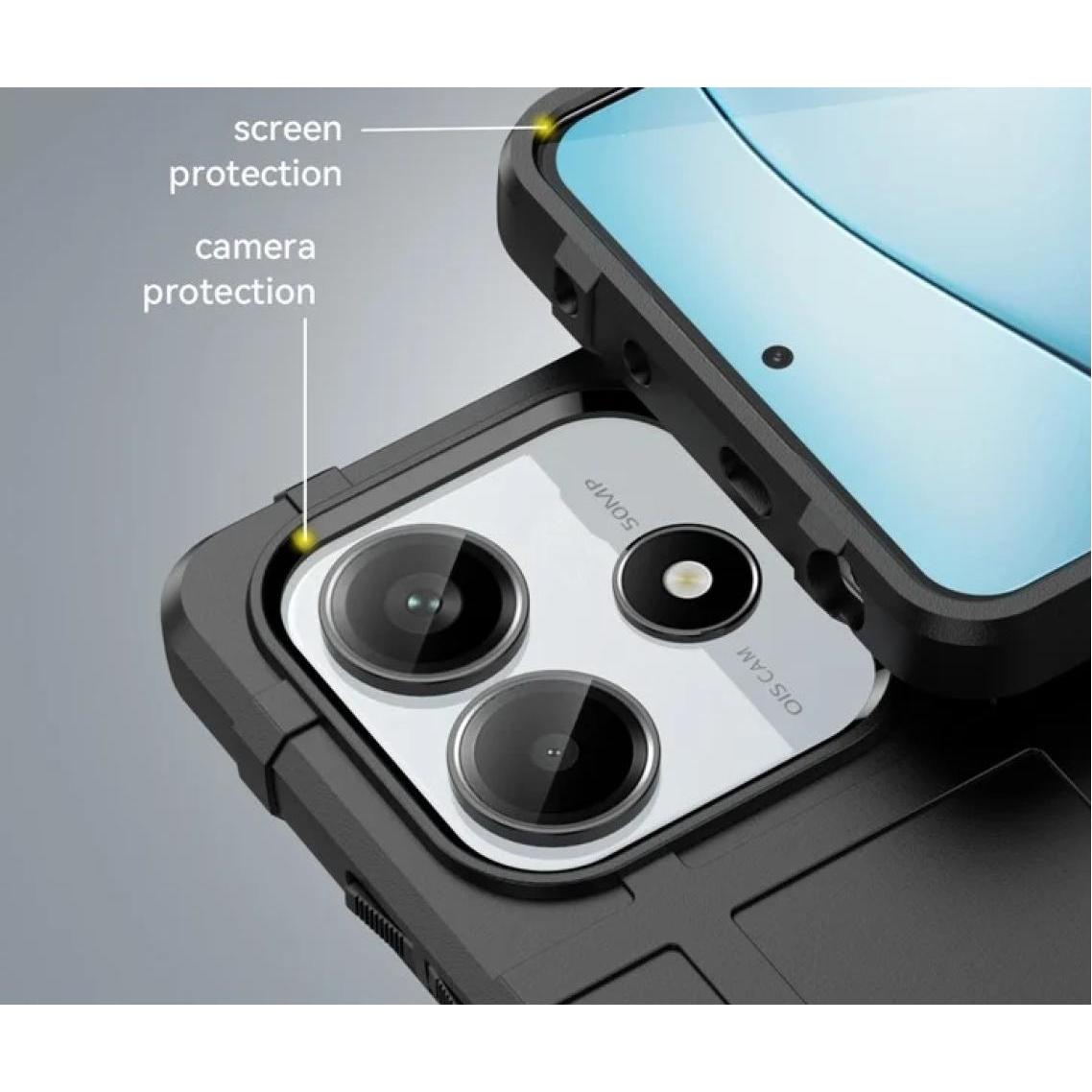 Thumbnail - Screenguard Rugged Shield Hülle (Xiaomi Redmi Note 14 Pro 5G), Smartphone Hülle, Schwarz
