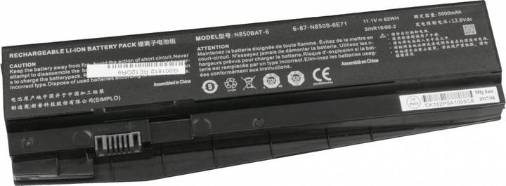 Produktbild Clevo 6-87-N850S-6U71 (6 Zellen, 5500 mAh)