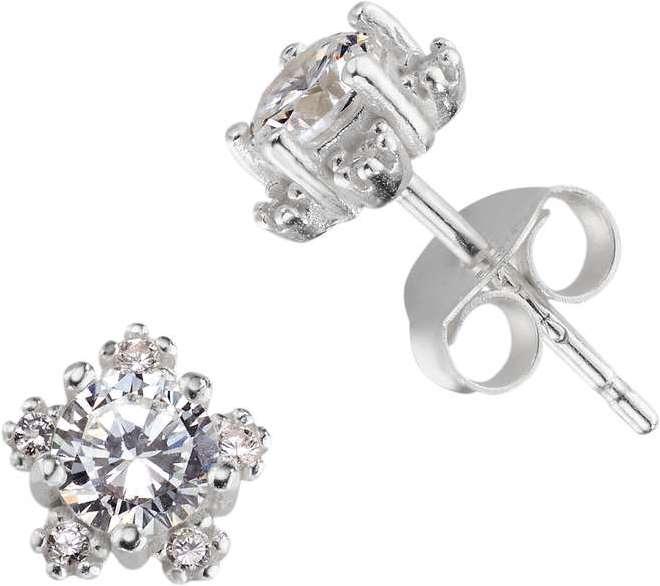 Image du produit Bijouteria Clous d'oreille (Zircone, Argent 925)