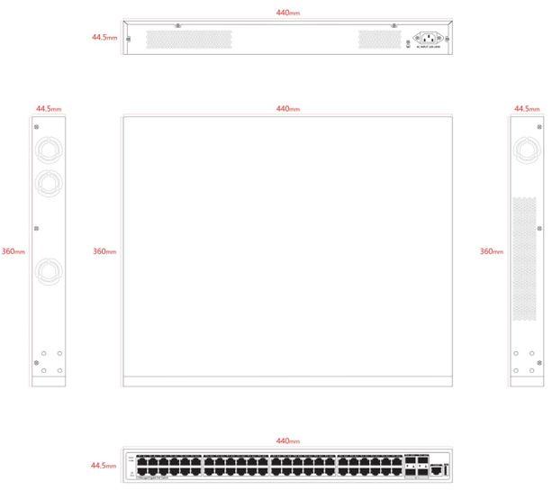 Image du produit Ernitec Managed L3 - 48 x Gigabit (48 ports)