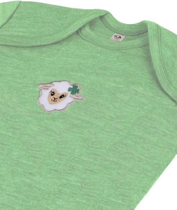 Actual product image Normani Set of 2 baby merino bodysuit short sleeves "Tauranga" - 9297 (86)