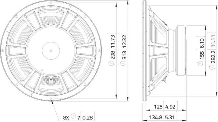 Image du produit Lavoce 12 haut-parleurs de guitare Ferrite (1 pièce)