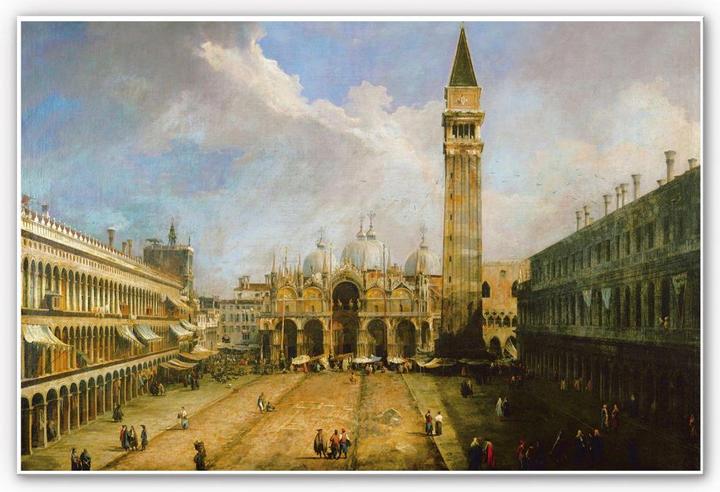 Actual product image Trenddeko Canaletto - The Piazza San Marco (45 x 30 cm)