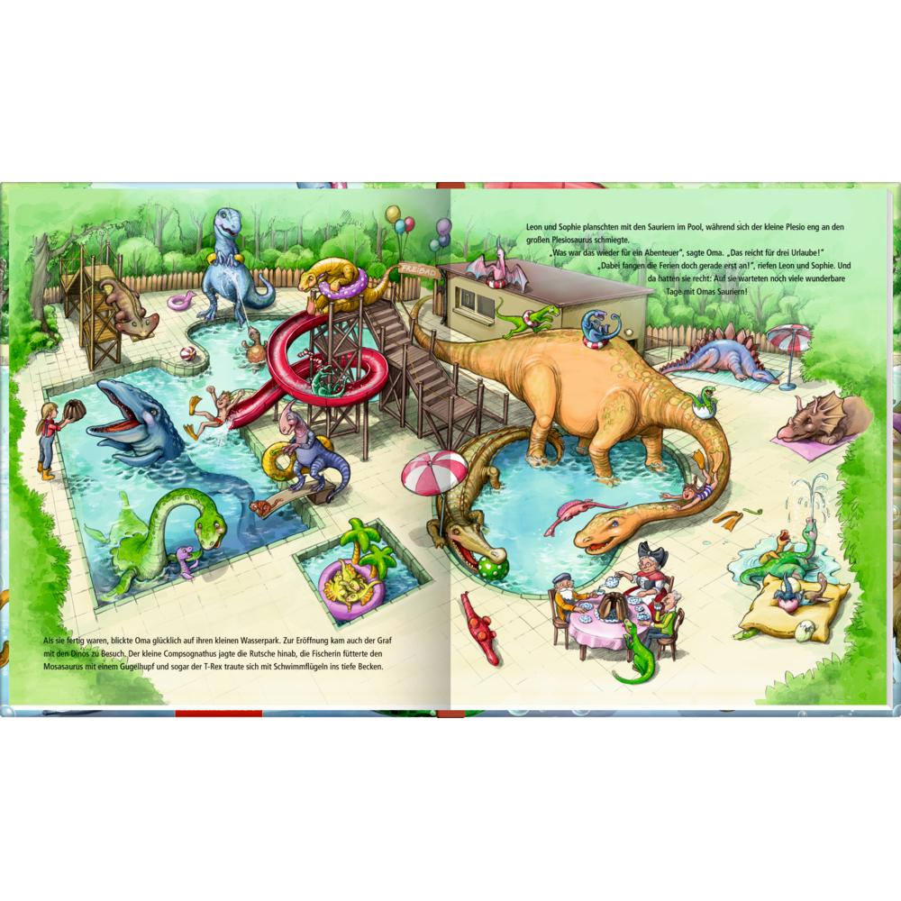 Thumbnail - Dinosaurier im Freibad (Bd. 2), Kinderbücher von Jörg Ihle