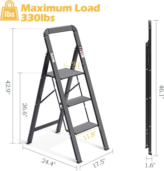 Produktbild Kingrack Trittleiter (Trittleiter, 117 cm)