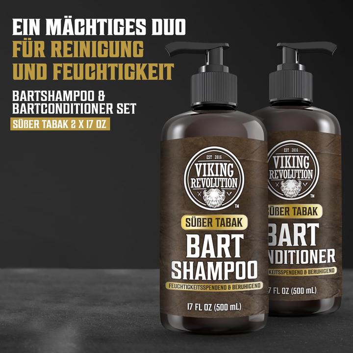 Viking Revolution Bartshampoo & Conditioner Set (1000 ml)