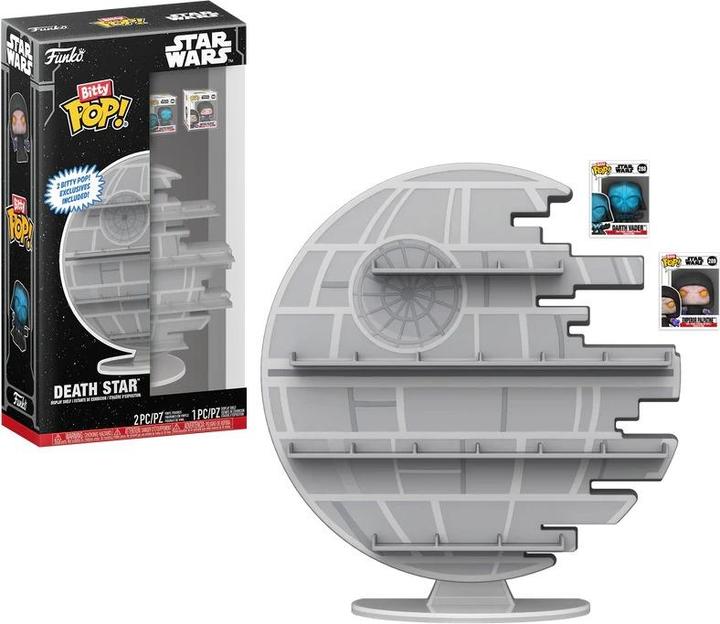 Actual product image Funko Star Wars Bitty POP! Vinyl Figur Display Death Star