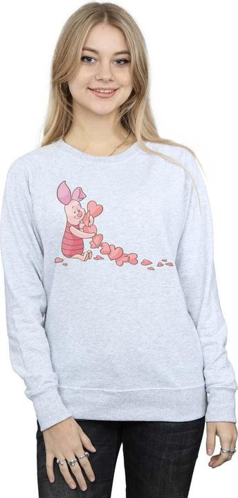 Immagine prodotto Disney Winnie The Pooh Piglet Chain Of Hearts Felpa Donna (S)
