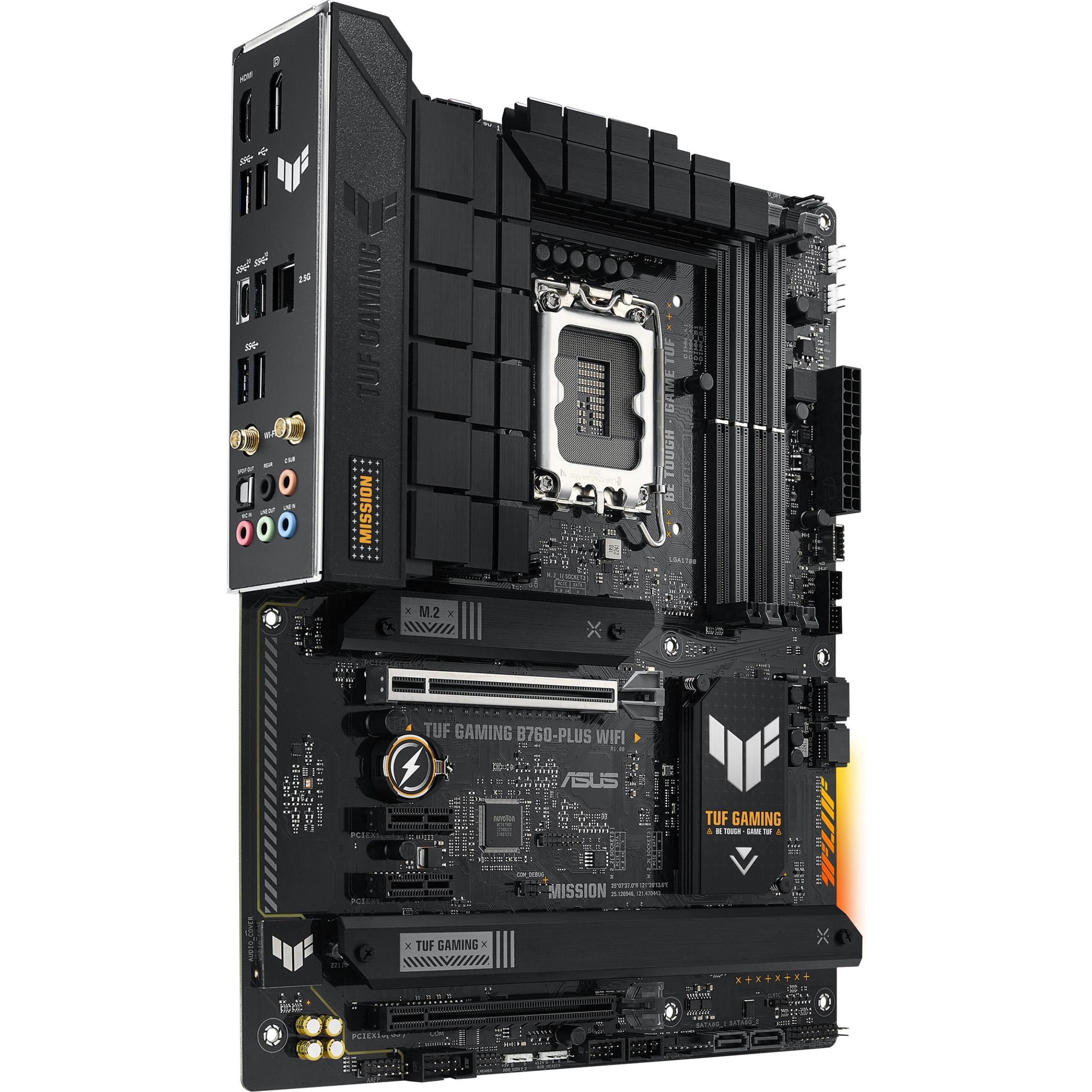 ASUS TUF GAMING B760-PLUS WIFI (LGA 1700, Intel B760, ATX), Mainboard