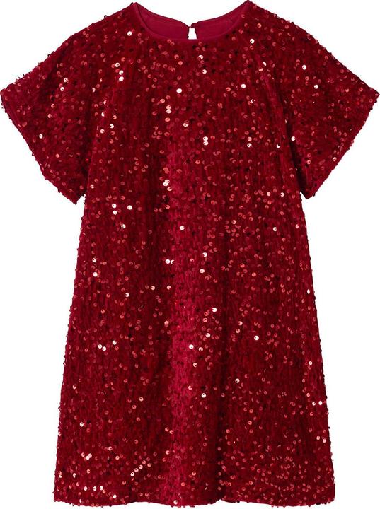 Vertbaudet Mädchenkleid aus Samt und Pailletten