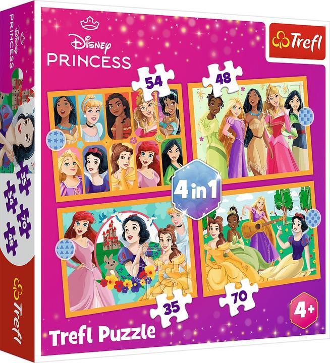Immagine prodotto Trefl Puzzle 4 in 1 - Principessa (70 pezzi)