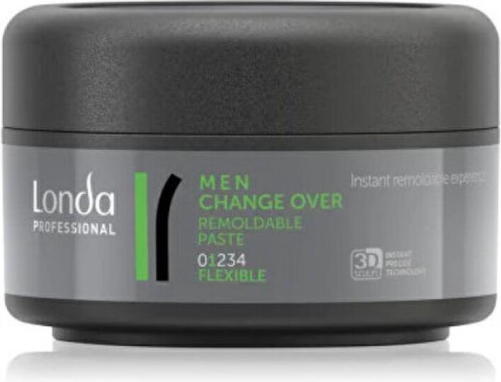 Actual product image Londa Professional - Men Change Over Remoldable Paste - Hair Remodeling Paste (Hair cream, 75 ml)