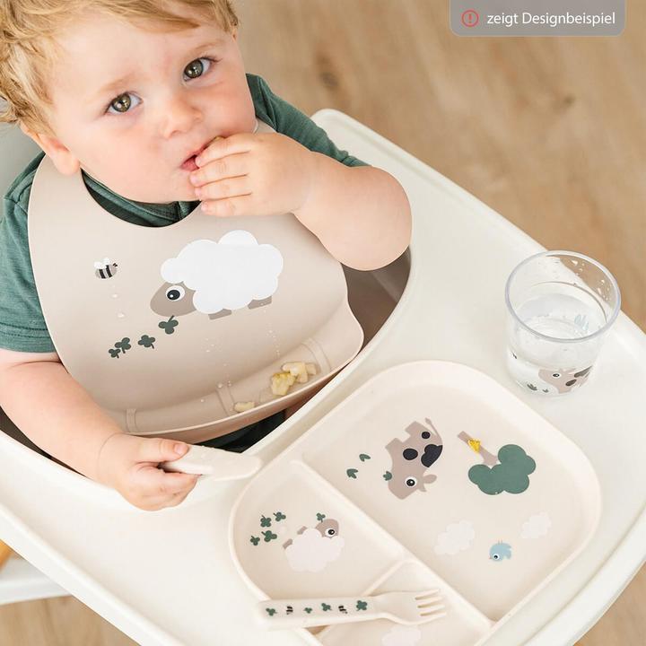 Image du produit Done by Deer Lätzchen Silikon-Lätzchen - Pigee - Powder