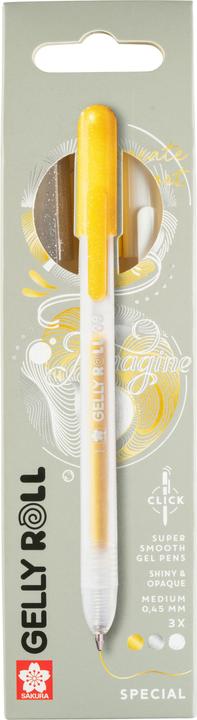 Immagine prodotto Sakura Roller Gelly Clicker (Argento, Bianco, Oro, 3x)