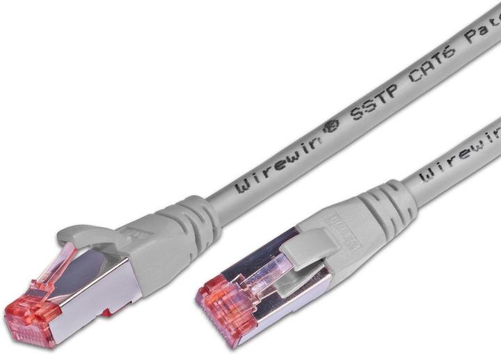 Produktbild Wirewin KAT6 Patchkabel, S/FTP, LSOH, Lifetime Warranty, grau (S/FTP, CAT6, 6 m)