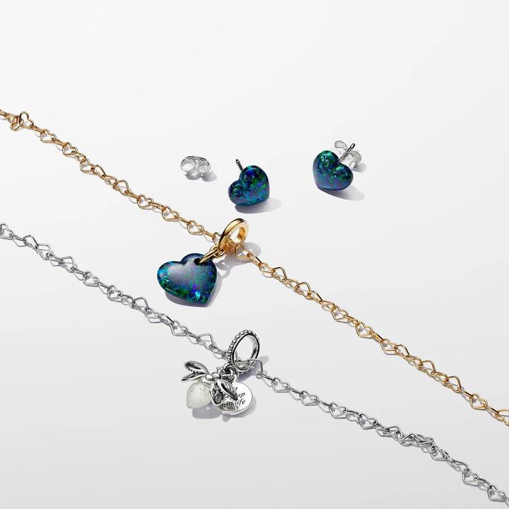 Immagine prodotto Pandora Collana con cuori collegati (Argento 925)