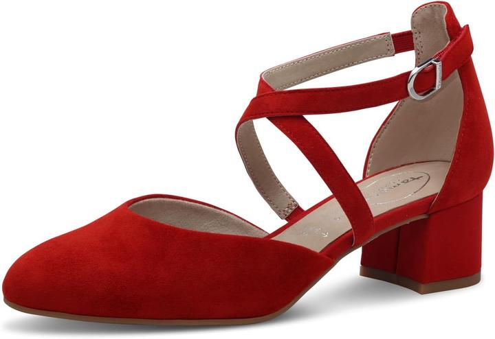 Tamaris COMFORT Essentials Dames Pumps - RED SUEDE - Maat 38 (38)