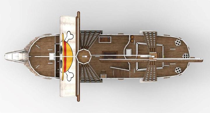 Produktbild Revell One Piece Flying Lamb/ Going Merry (112 Teile)