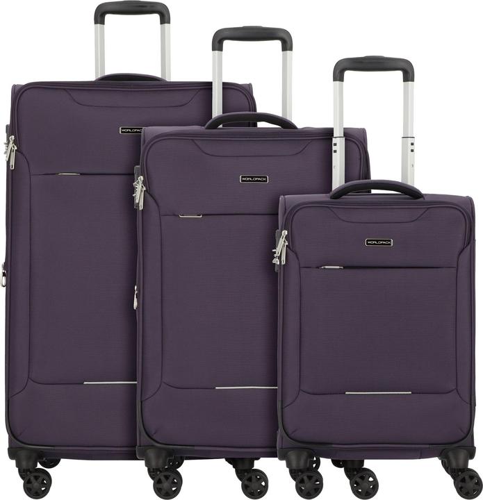 Immagine prodotto Worldpack Set di valigie Victoria a 4 ruote, 3 pezzi, con piega elasticizzata (175 l)
