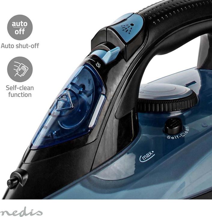 Produktbild Nedis Bügeleisen | 2600 W | Dampf Schuss | Keramisch | 0.32 l (2600 W, 1 g/min)