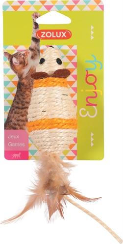 Productafbeelding Zolux Sisal Muis Assorti (Speel muis kat)