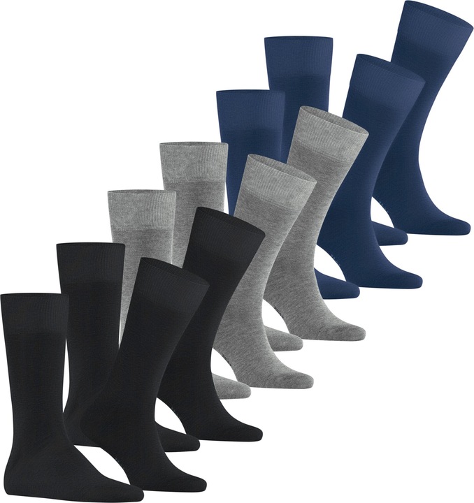 Produktbild Falke Happy 6-Pack Herren Socken (6er Pack, 47 - 50)