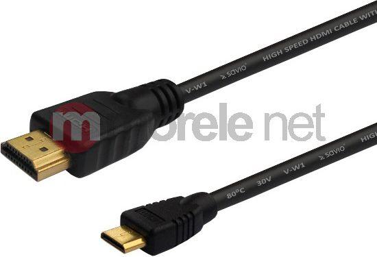 Produktbild Savio HDMI (Typ A) — mini HDMI (Typ C) (1.50 m, HDMI, 1.4)