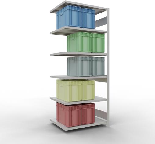 Actual product image Schulte Lagertechnik MULTIplus330 boltless bay system with length ledger