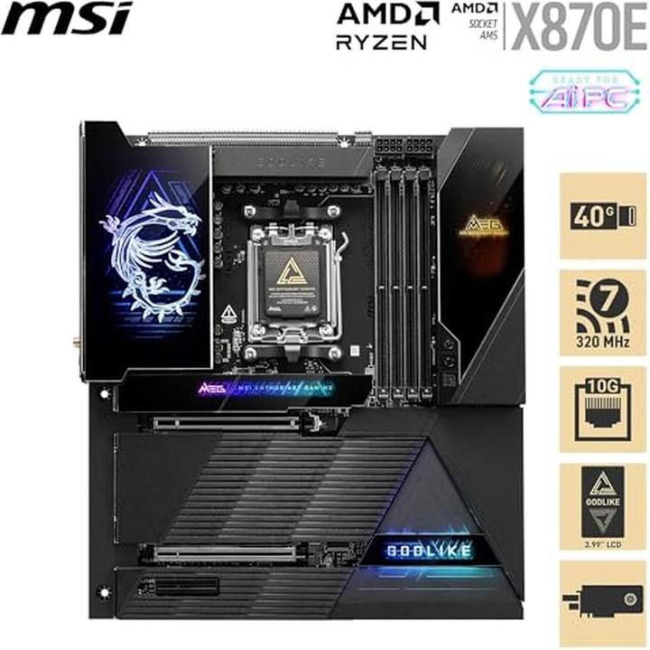 Image du produit MSI MEG X870E GODLIKE (AM5, AMD X870E, E-ATX)