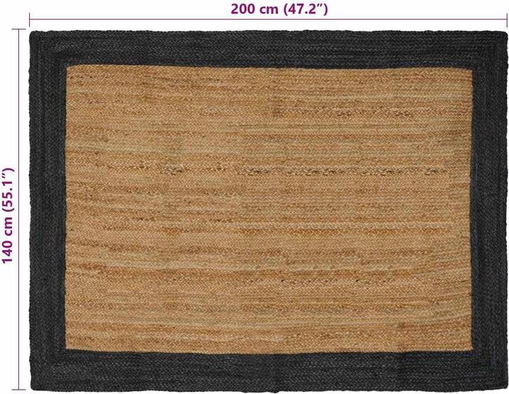 Produktbild vidaXL Moderner Teppich (200 x 140 cm)