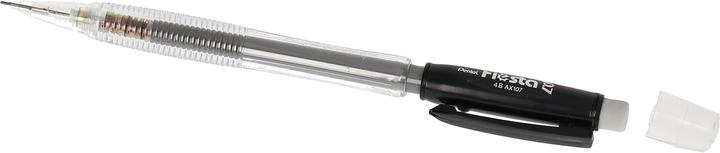 Actual product image Pentel Mechanical pencil Fiesta AX107, transparent black (0.70 mm, HB, 1x)