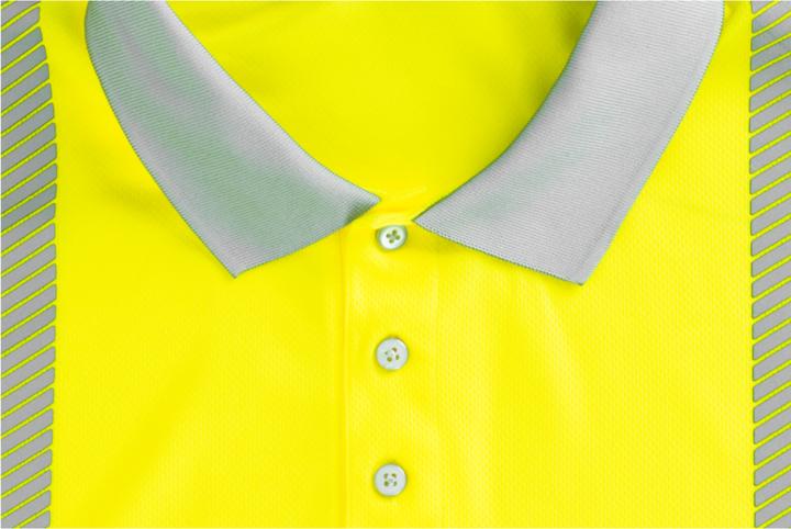 Actual product image Planam Norit Warnschutz Polo 1/1 Gr. L (L)