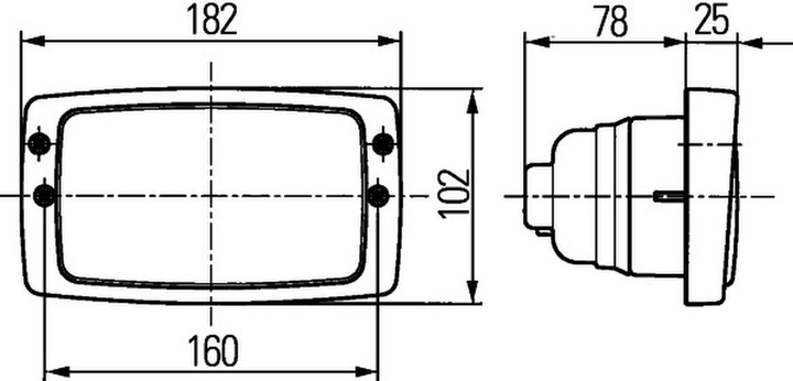 Produktbild HLL Arbeitsscheinwerfer, H3
