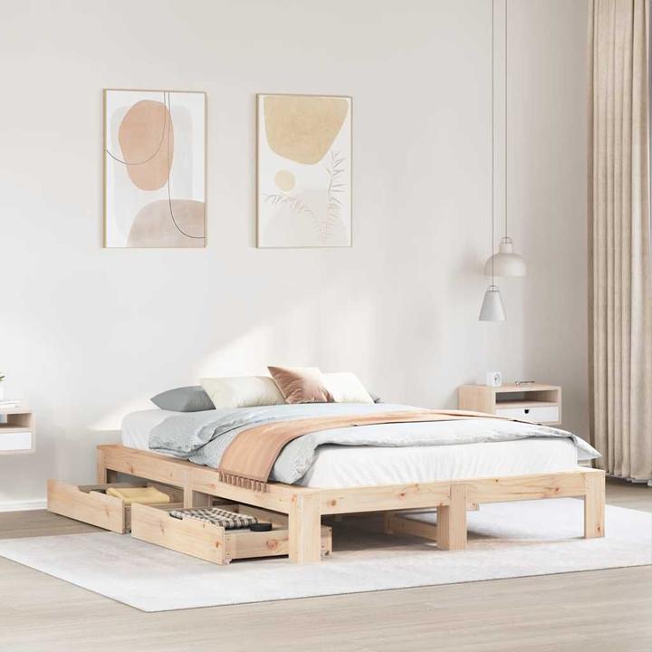 Image du produit vidaXL Bettrahmen (140 x 190 cm)