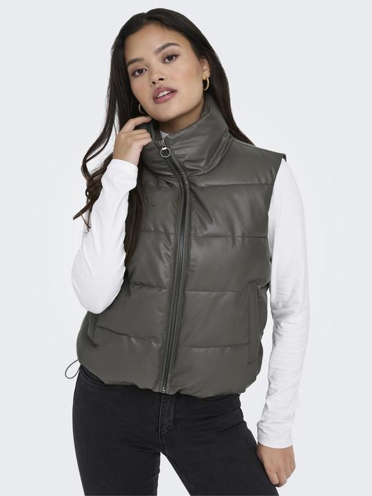 Produktbild Only Hoch geschlossen Weste Trenchcoat-Weste (L)