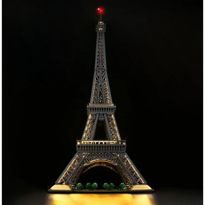 Image du produit BrickBling Kit d'éclairage LED pour LEGO Tour Eiffel (10307), télécommande incluse