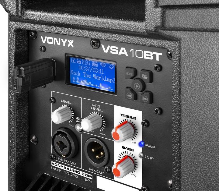 Actual product image Vonyx Speaker VSA10BT (Active)
