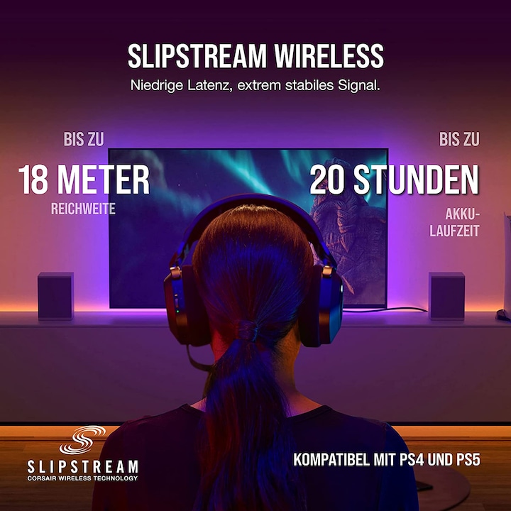 Productafbeelding Corsair HS80 (Wireless) (Draadloze)