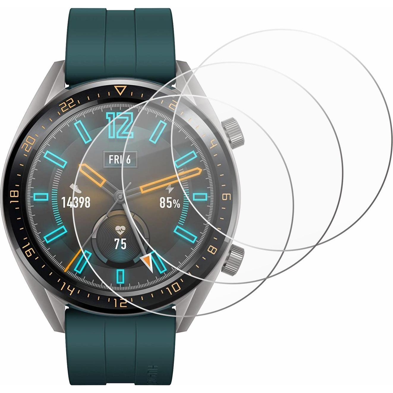 Thumbnail - Savvies Panzerglas Hartglas Displayschutz, Smartwatch Schutzfolie, Transparent