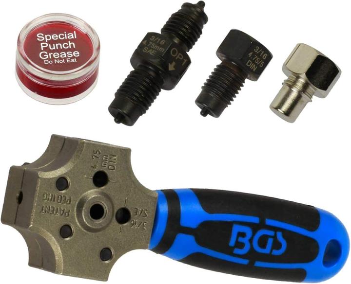 Produktbild BGS Werkstattwageneinlage 1/6: Bördelgerät SAE und DIN 4,75 mm (3/16")