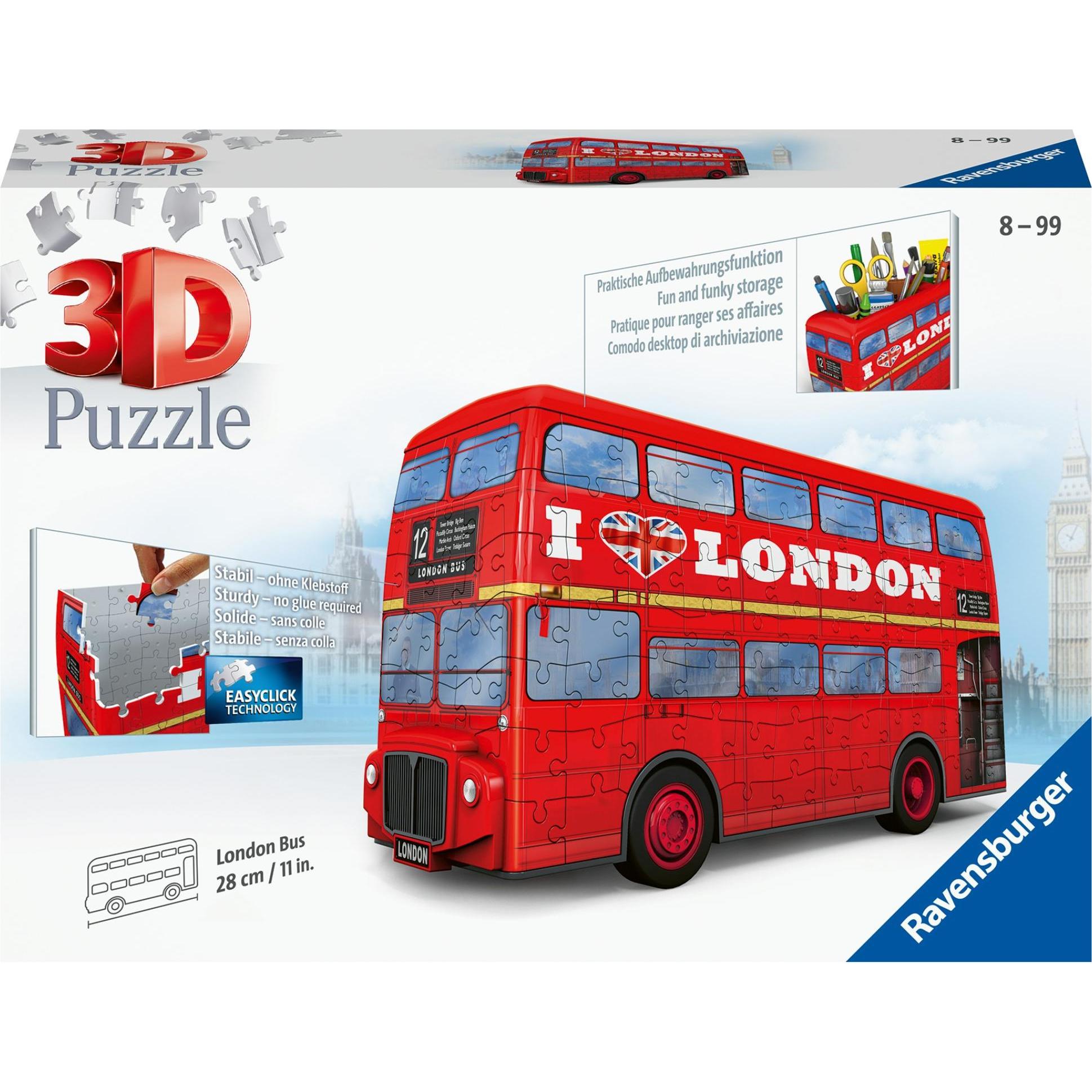 Ravensburger 3D - Londense bus (216 onderdelen)
