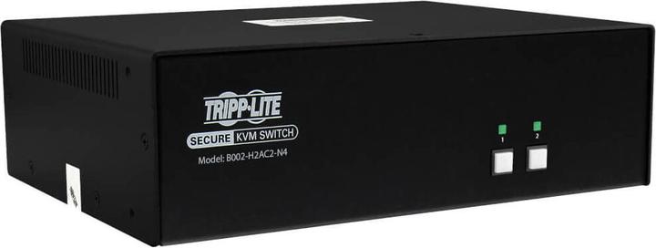 Actual product image Eaton TIPPLITE Secure KVM Switch 2-Port Dual Head HDMI to HDMI 4K NIAP PP 4.0 Audio CAC TAA