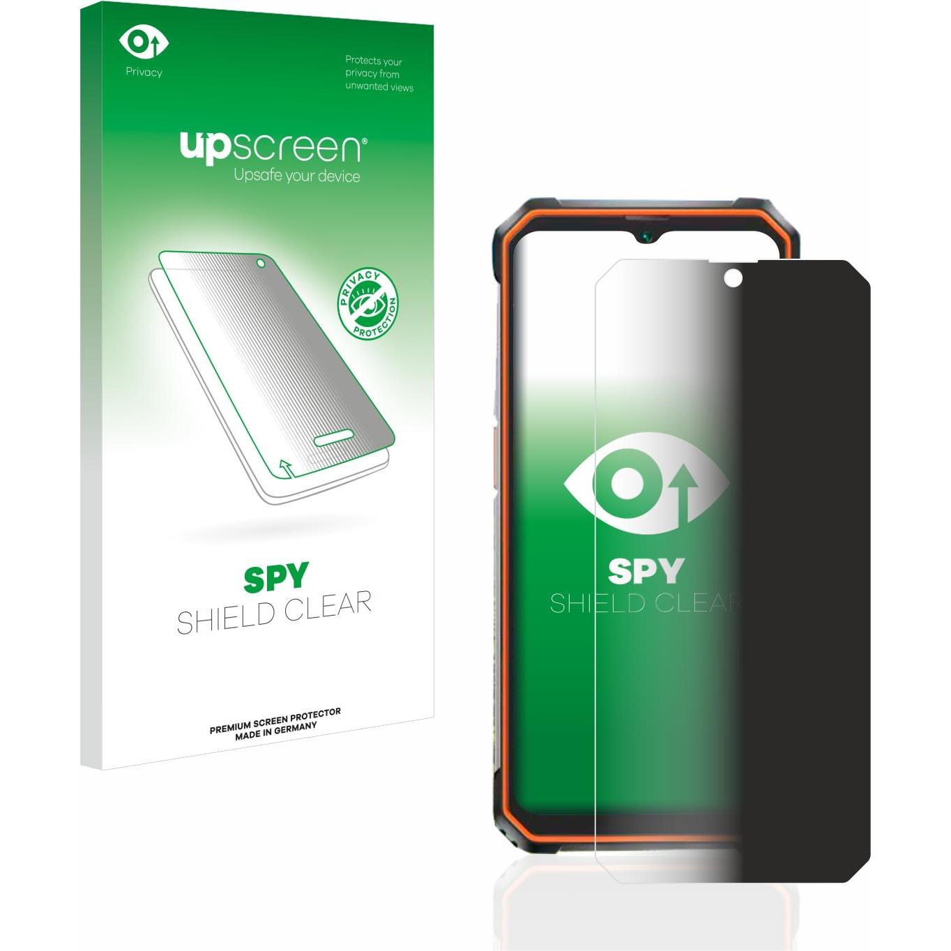 upscreen Spy Shield Blickschutzfolie (1 Stück, Blackview BV9200), Smartphone Schutzfolie, Blau