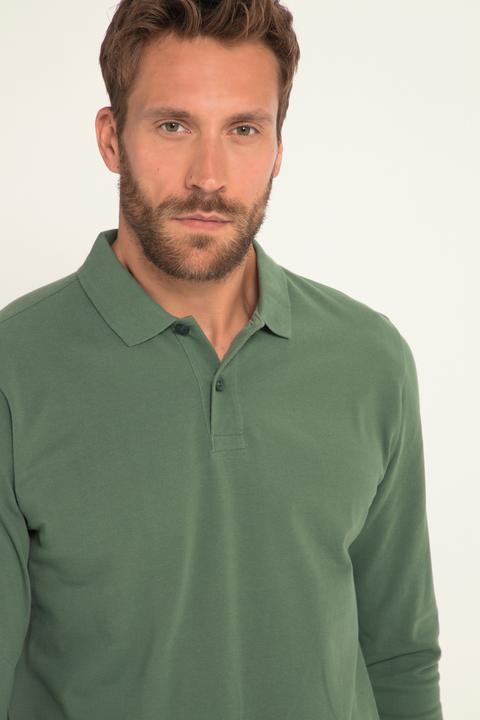 Produktbild JP1880 Poloshirt, Basic, Langarm, Piqué (3XL)
