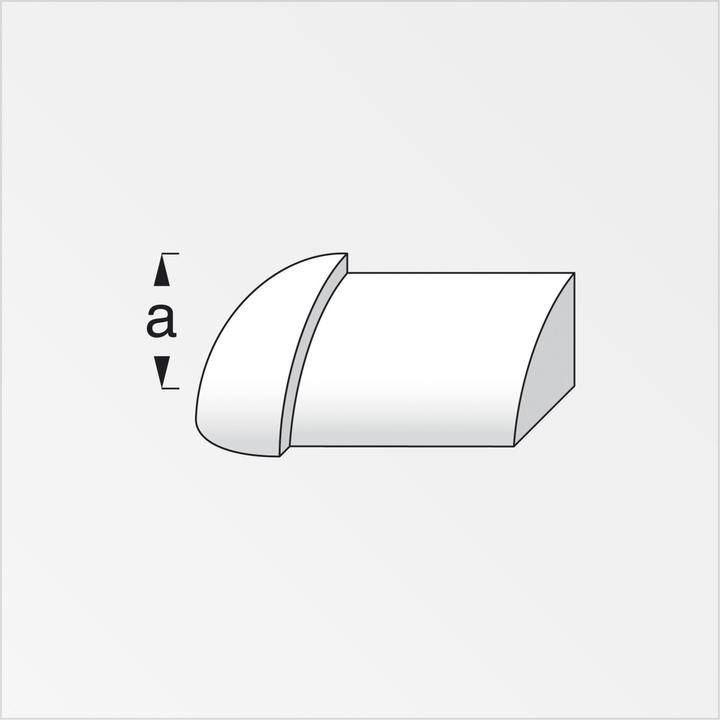 Image du produit Alfer Angle extérieur quart de cercle Inox